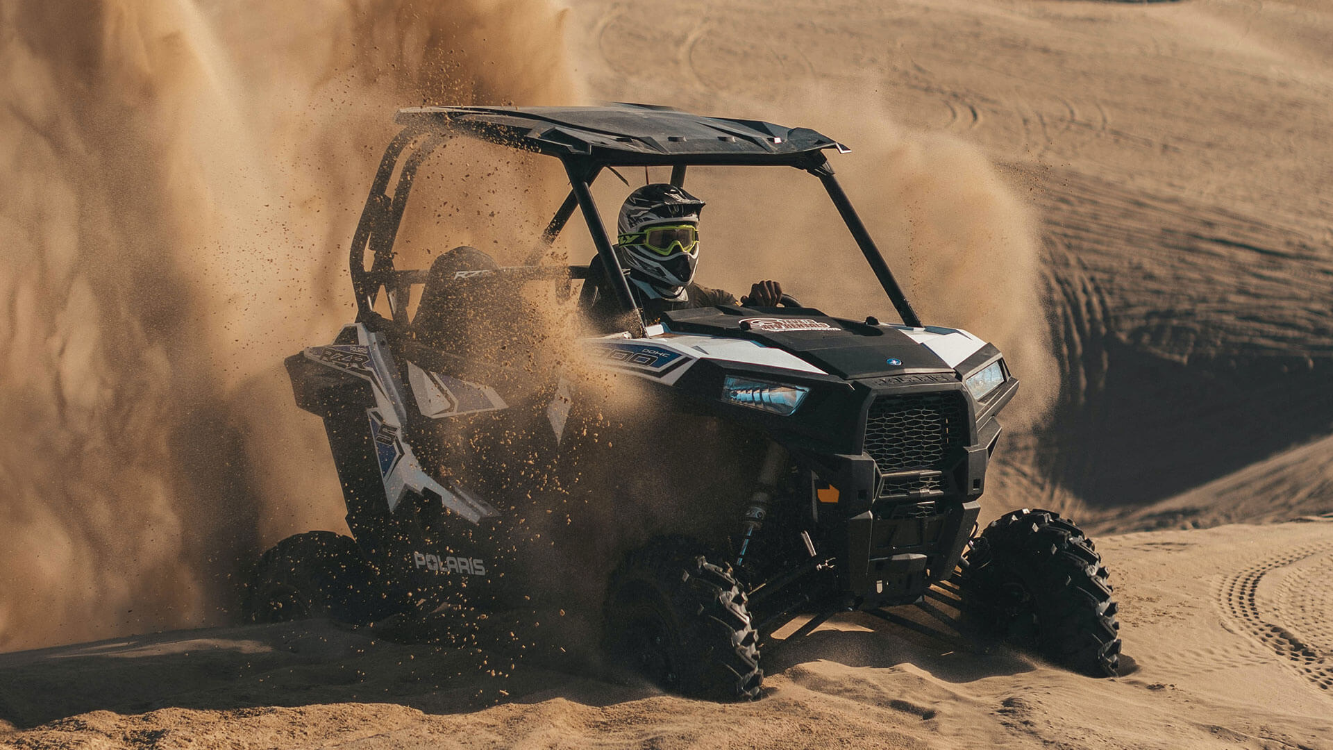 ATV powersports vehicle in the desert