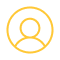 User Centered Design icon yellow