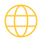 interconnected icon yellow
