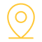 geo map icon yellow