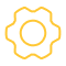 operational efficiency icon yellow