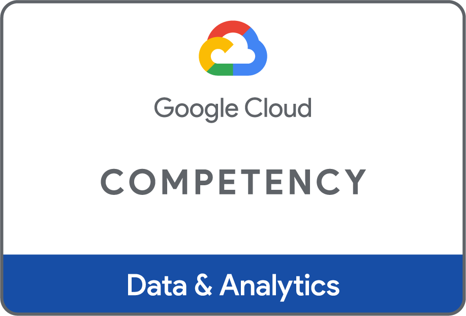 Google Cloud Data and Analytics Competency Badge graphic